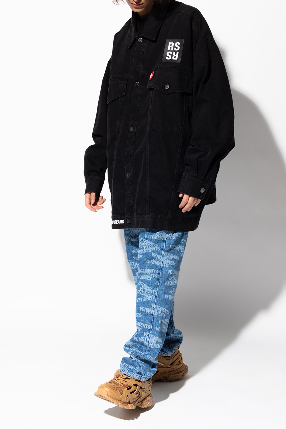 Raf simons jean store jacket